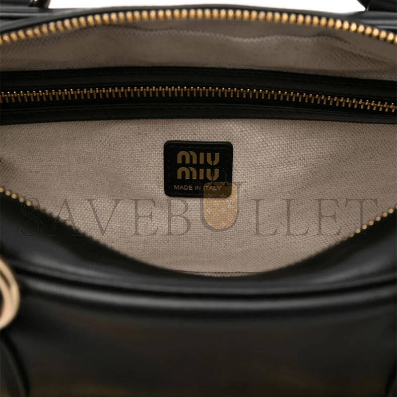 MIU MIU LEATHER TOP-HANDLE TOTE BAG 5BB179 (32*19*14cm)